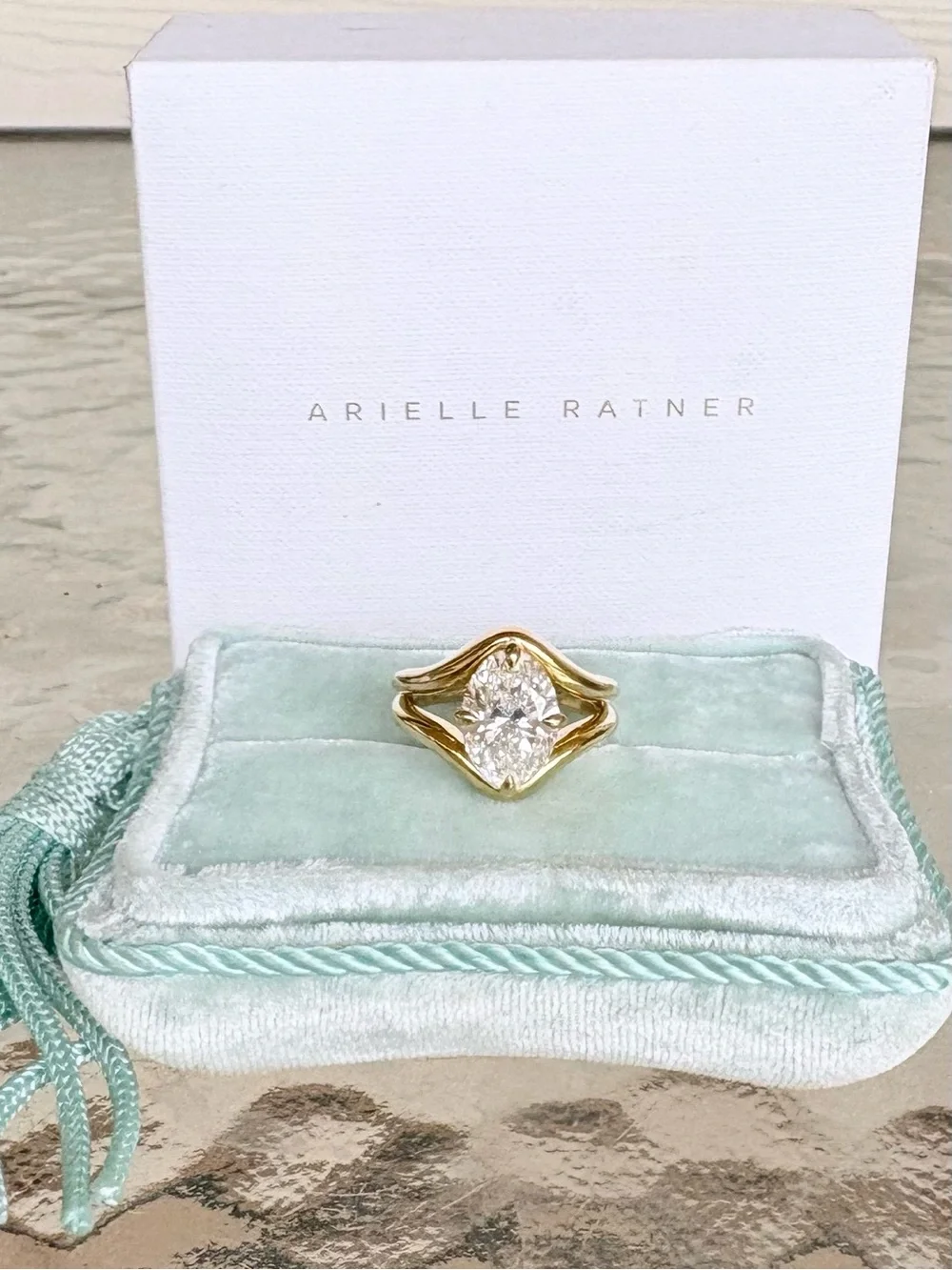 Custom-Designed 3.00 CT Lab Created Diamond Engagement Ring, 18k-Brand New